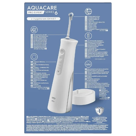 Oral-B AquaCare Pro-Expert Series 6, irrigator with OxyJet technology