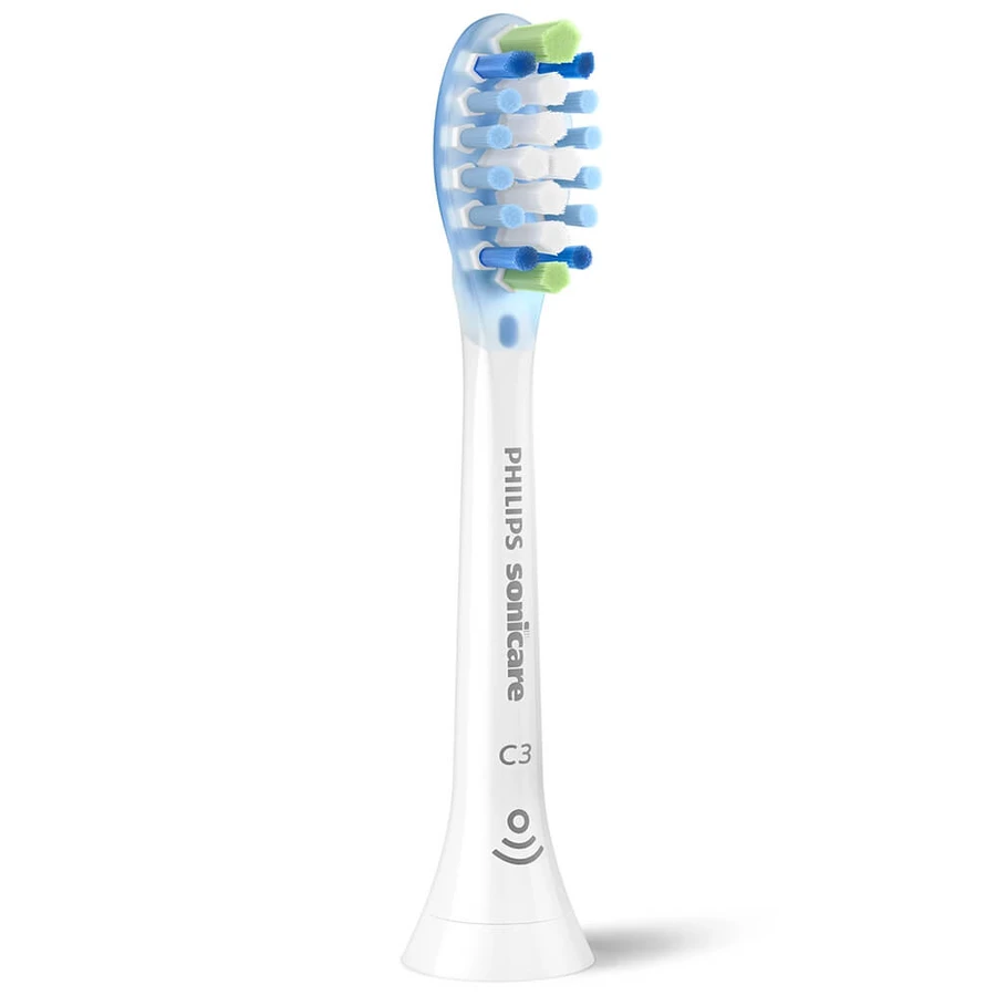 Philips, Ersatzaufsätze für Sonicare C3 Premium Plaque Defence Schallzahnbürste, weiß, 2 Stück
