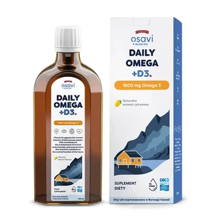 Osavi Marine Daily Omega 3 + D3, natürlicher Zitronengeschmack, 250 ml