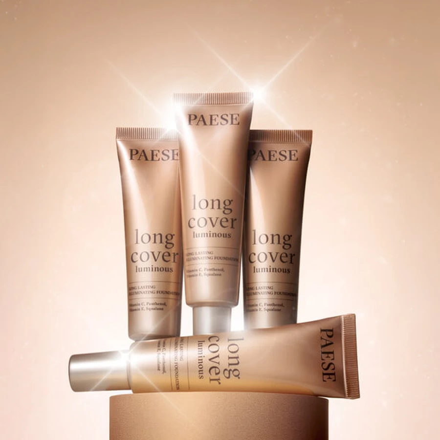 Paese Long Cover Luminous, verhelderende foundation, 0.5 Ivory, 30 ml
