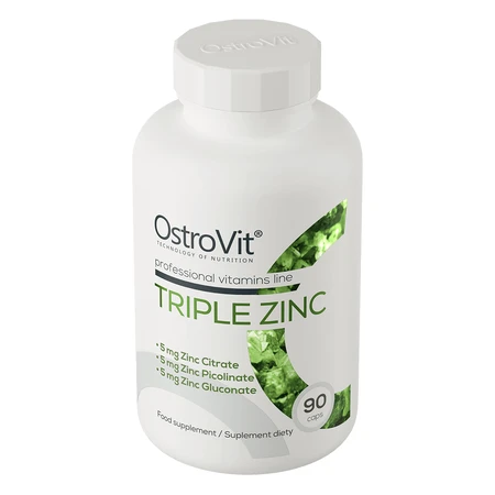 OstroVit Dreifach-Zink, Zink, 90 Kapseln
