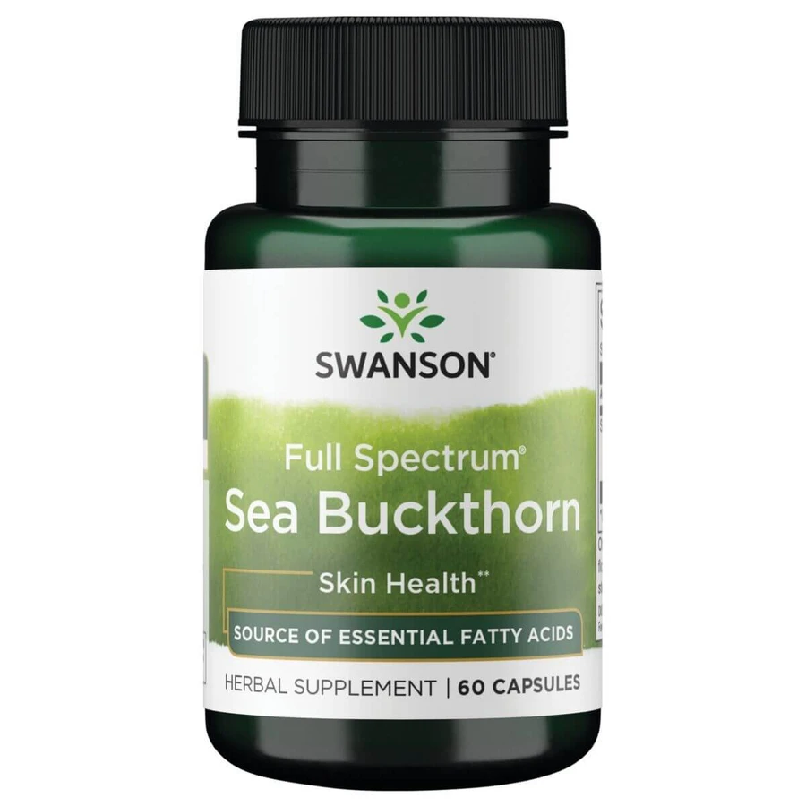 Swanson Full Spectrum Sea Buckthorn, sea buckthorn, 60 capsules