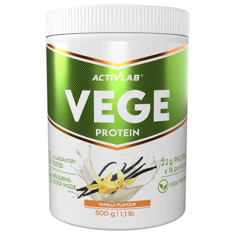 ActivLab Vege Protein, vanilla flavor, 500 g