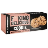 Allnutrition Fitking Delicious Cookie Chocolate Chip, chocolate chip koekjes, zonder toegevoegde suiker, 135 g