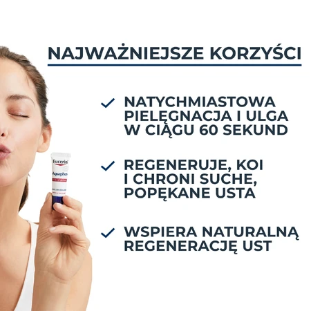 Eucerin Aquaphor SOS Lip Repair, schützender Lippenstift, 10 ml
