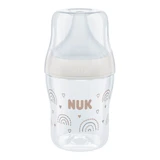 NUK Perfect Match, Anti-Kolik-Flasche mit Silikon-Sauger, Größe S, Regenbogen, ab Geburt, 150 ml