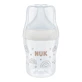 NUK Perfect Match, antikoliekfles met siliconenspeen, maat S, regenboog, vanaf de geboorte, 150 ml
