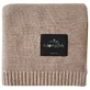 Lullalove, gebreide deken, bamboe, karamel beige, 80 x 100 cm