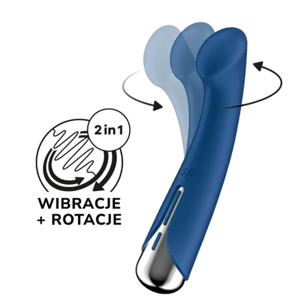 Satisfyer Spinning G-spot 1, vibrador, azul