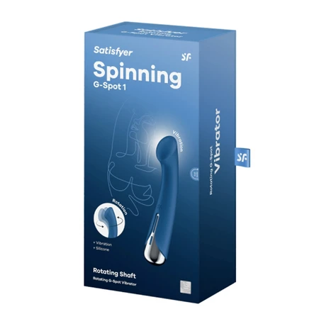 Satisfyer Spinning G-spot 1, vibrador, azul