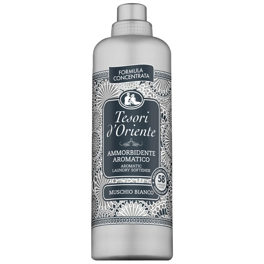 Tesori d'Oriente, rinse concentrate, Muschio Bianco, 58 washes, 1160 ml.