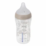 NUK Perfect Match, anti-colic bottle with silicone teat, size M, hearts, from 3 months, 260 ml.