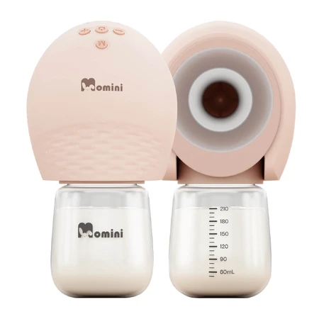 Momini SippyPump Twin, elektronische Milchpumpe, doppelt, 4-Phasen