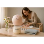 Momini SippyPump Twin, elektronische Milchpumpe, doppelt, 4-Phasen