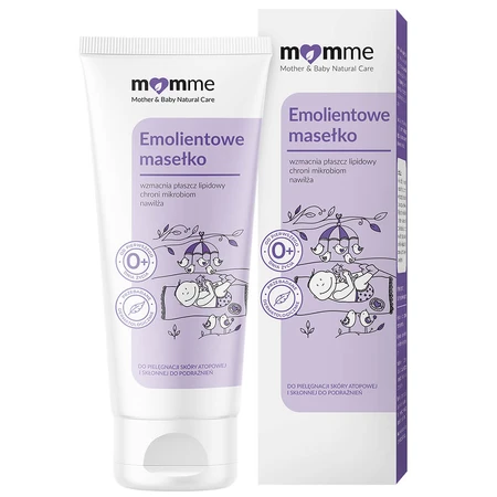 Momme, emollient butter, from birth, 100 ml