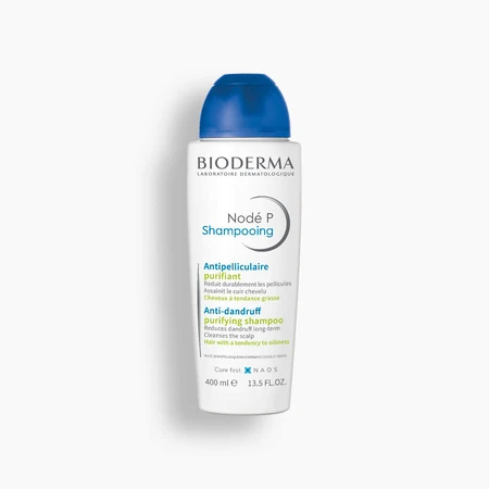 Bioderma Node P Shampooing Purifiant, Anti-Schuppen-Reinigungsshampoo für fettiges Haar, 400 ml