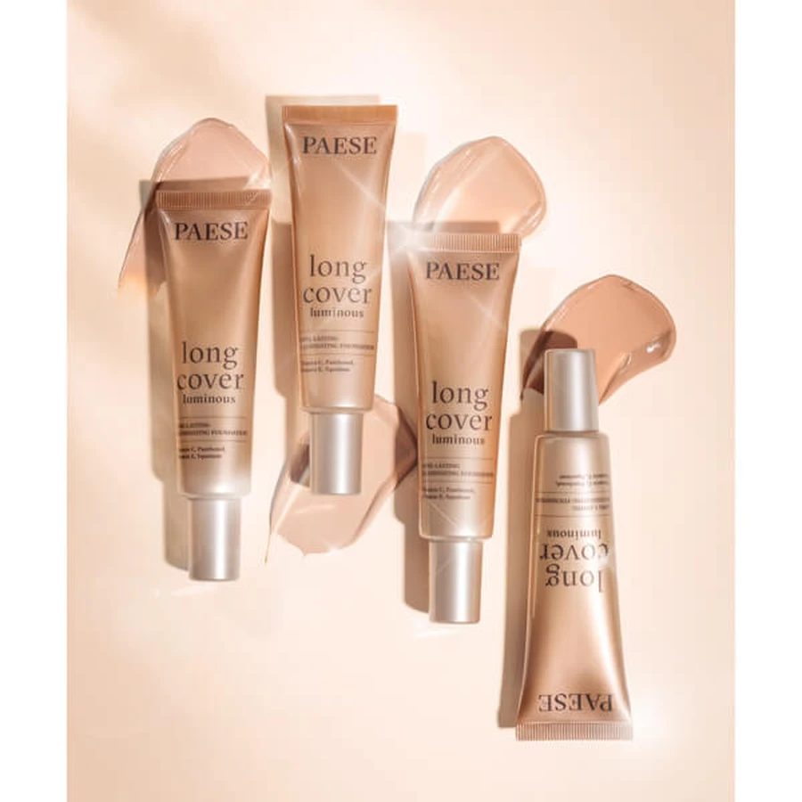 Paese Long Cover Luminous, verhelderende foundation, 00 Nude, 30 ml