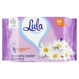 Lula, vochtig toiletpapier met kamille-extract, 60 stuks