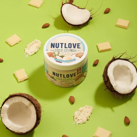 Allnutrition Nutlove Coco Crunch, amandel- en kokosroom, zonder toegevoegde suiker, 500 g
