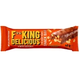 Allnutrition Fitking Delicious Snack Bar Caramel Peanut, caramel and nut bar with calcium, no sugar added, 40 g