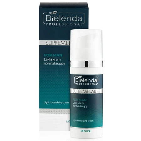 Bielenda Professional SupremeLAB Men Line, lichte normaliserende crème, 50 ml