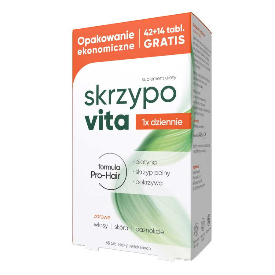Skrzypovita 1 x daags, 42 filmomhulde tabletten + 14 tabletten gratis