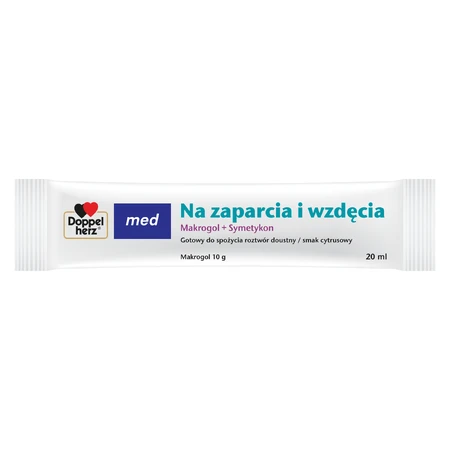 Doppelherz Med Bei Verstopfung und Blähungen, Macrogol 10 g, 10 Beutel