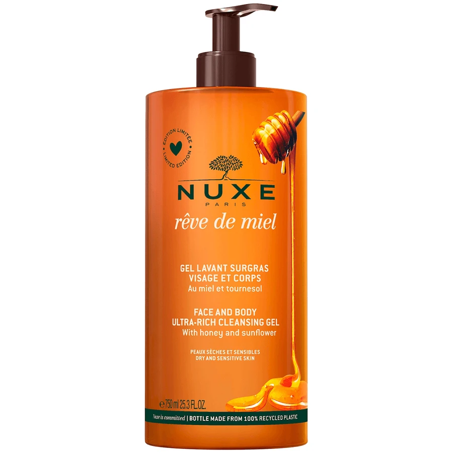 Nuxe Reve de Miel, ultra rich face and body wash with honey, 750 ml