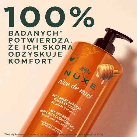 Nuxe Reve de Miel, ultra rich face and body wash with honey, 750 ml
