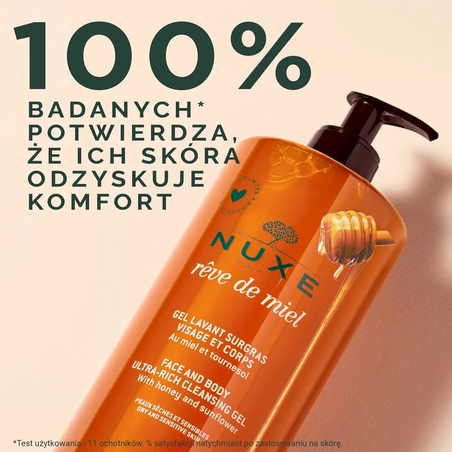 Nuxe Reve de Miel, ultra rich face and body wash with honey, 750 ml