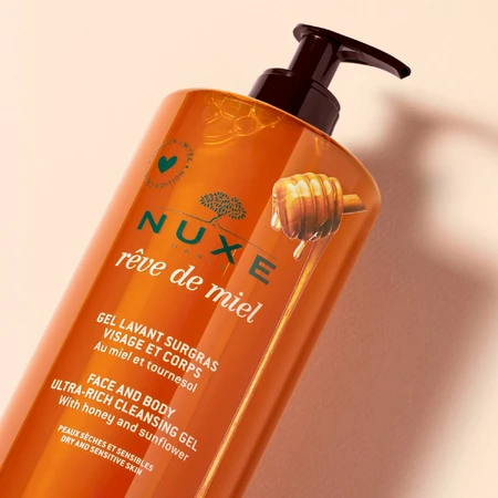 Nuxe Reve de Miel, ultra rich face and body wash with honey, 750 ml