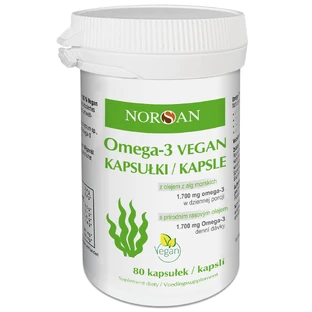 Norsan Omega-3 Vegan, 80 Kapseln