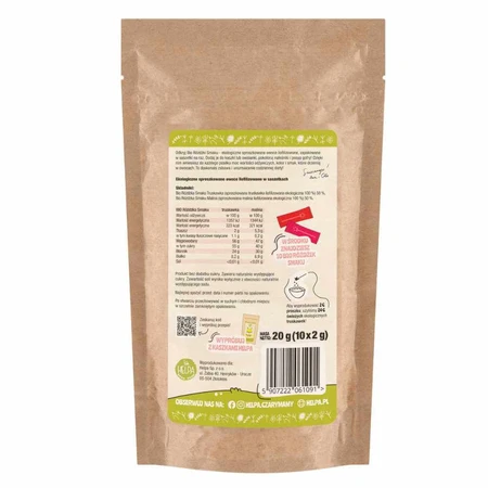 Helpa Bio Flavor Wands, strawberry, raspberry, 10 x 2 g