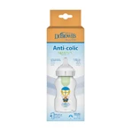 Dr. Brown's Options+, anti-colic fles met wijde hals, met speen, vanaf 3 maanden, konijn met ballonnen, 330 ml
