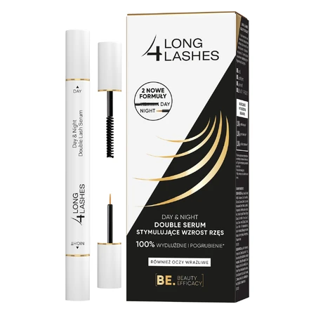 Long4Lashes Day & Night Double, wimpergroei stimulerend serum 2in1, 2 x 3 ml