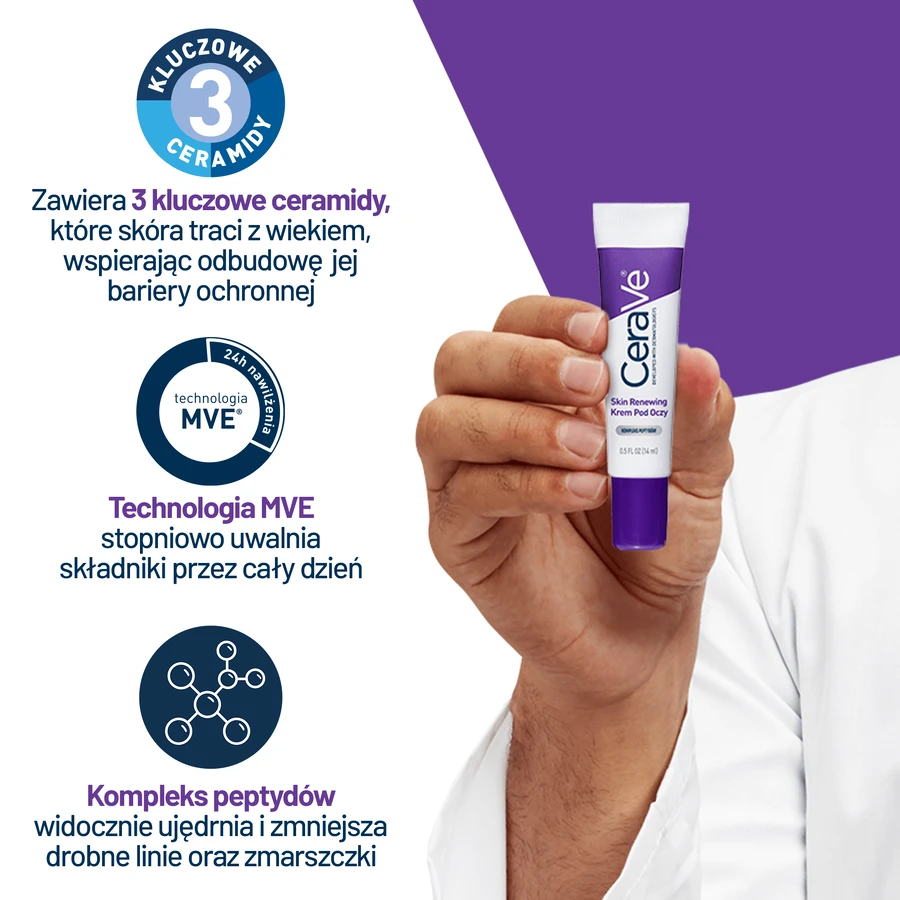 CeraVe Skin Renewing, crème pour les yeux, 14 ml