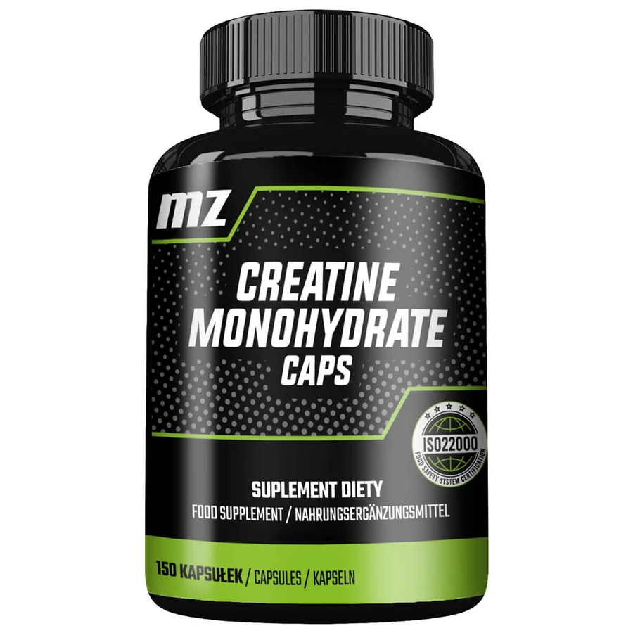 MZ-Store Kreatin-Monohydrat-Kapseln, 150 Kapseln