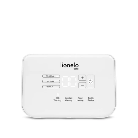 Lionelo Thermup Double White, doppelter Flaschenwärmer und Sterilisator