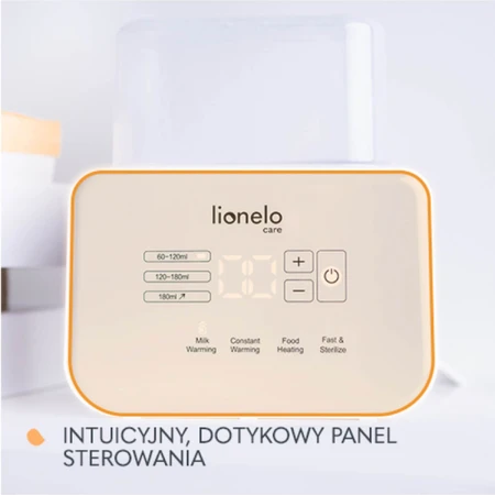Lionelo Thermup Double White, doppelter Flaschenwärmer und Sterilisator