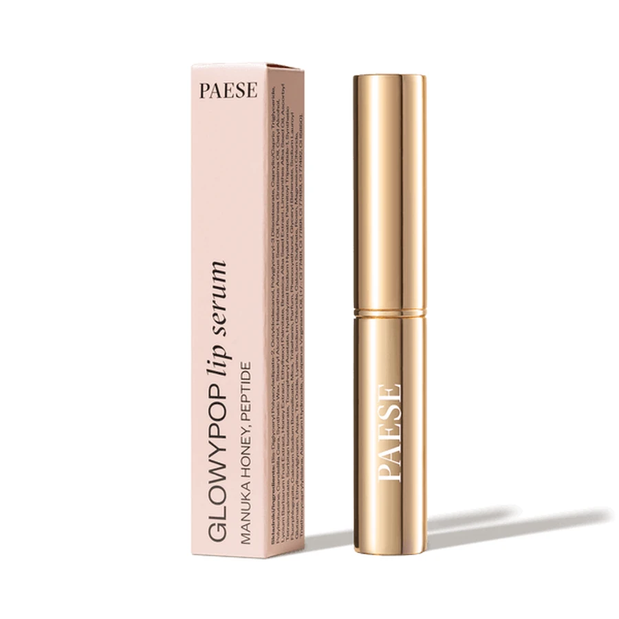Paese GlowyPop Lip Serum, regenererend lipserum, 500 Frosted Plum, 2.2 g