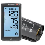 Microlife BP A7 Touch, automatisches Oberarm-Blutdruckmessgerät mit Netzteil