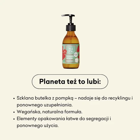 Cztery Szpaki, jabón líquido, fresa y verbena, 300 ml