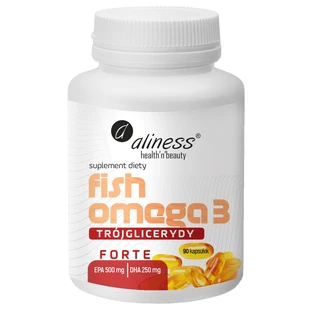 Aliness Fish Omega 3 Forte Triglicéridos 500/250 mg, 90 cápsulas