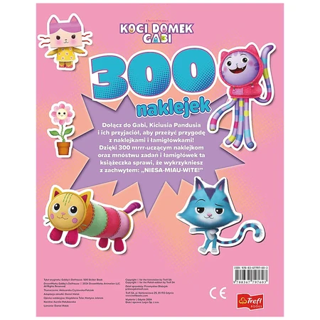 Gabi's Cat House, stickers, 300 pieces