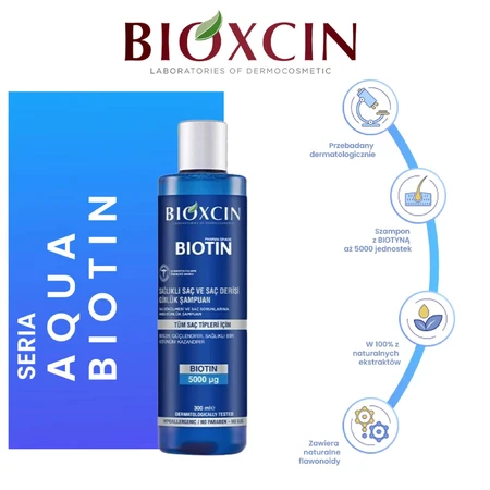 Bioxcin Biotin, haaruitval shampoo met biotine, 300 ml