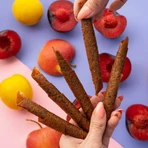 Rollitos de ciruela naturalmente sanos, prebiótico natural y fuente de fibra, 50 g