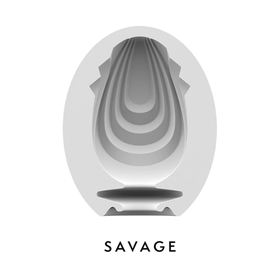 Satisfyer Masturbator Egg set, male stimulators, Naughty, 1 piece + Savage, 1 piece + Crunchy, 1 piece
