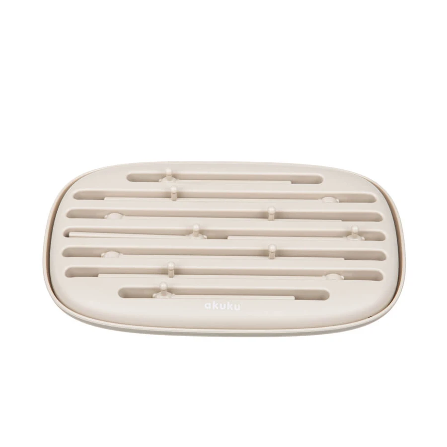 Acuk, folding bottle and accessory dryer, beige, 1 piece