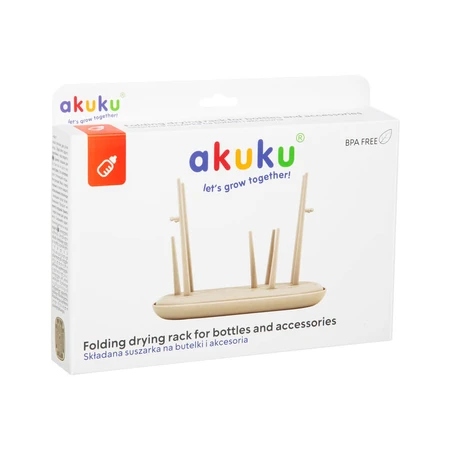 Acuk, folding bottle and accessory dryer, beige, 1 piece