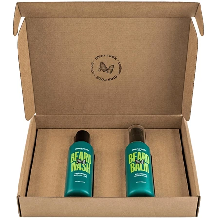 Men Rock Beardy Beloved Sicilian Lime set, champú 100 ml + loción, 100 ml